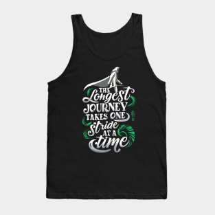 The Longest Journey Takes One Stride at a Time - Ranger - Fantasy Tank Top